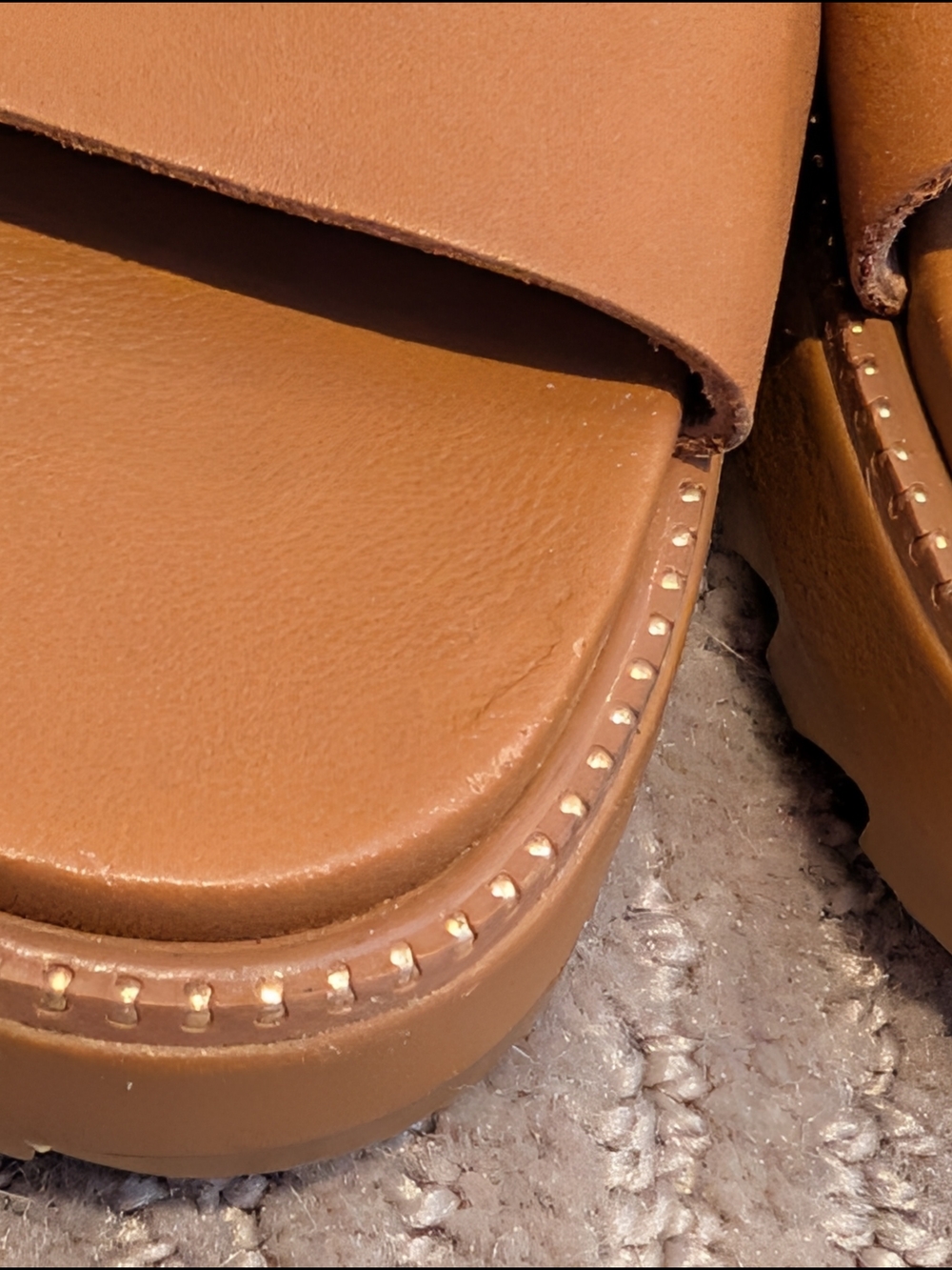 Tan Sorel Roaming Criss Cross Sandals - Picture 4 of 7